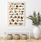 Schoolhouse Alphabet by Wild Apple on GIANT ART - juvenile abcs
