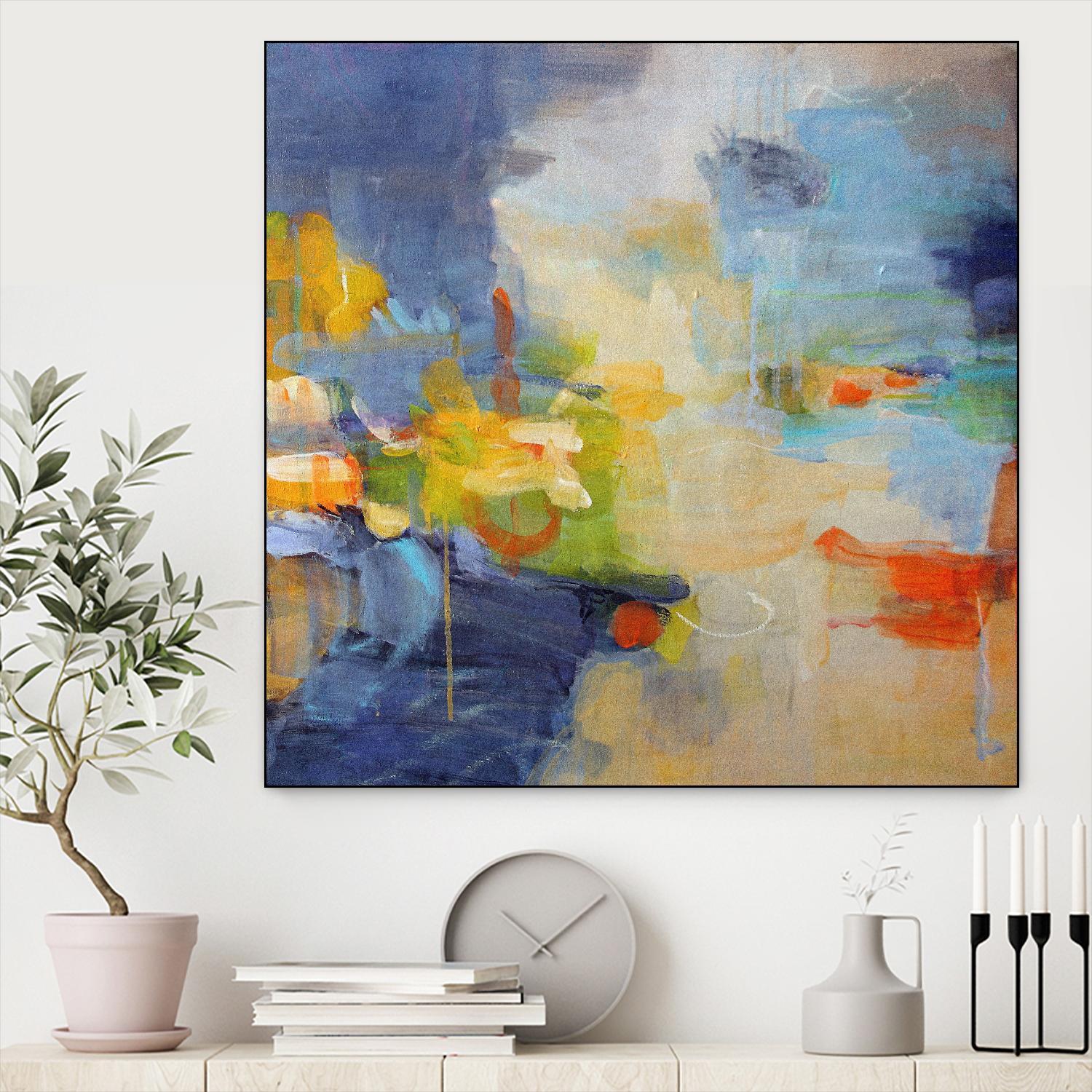 Restless Mind by Lina Alattar on GIANT ART - multicolor abstracts; contemporary