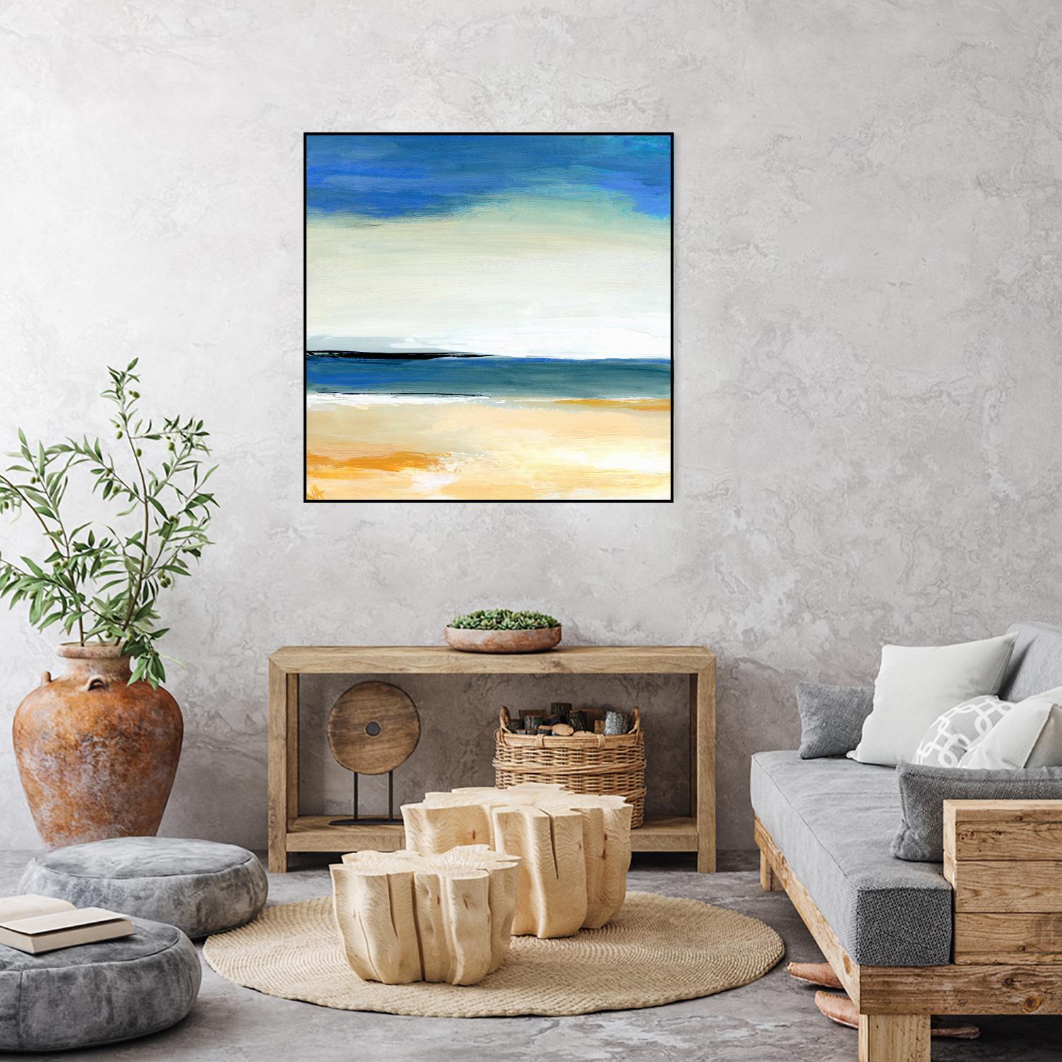Seascape 2 by Niki Arden on GIANT ART - beige abstract