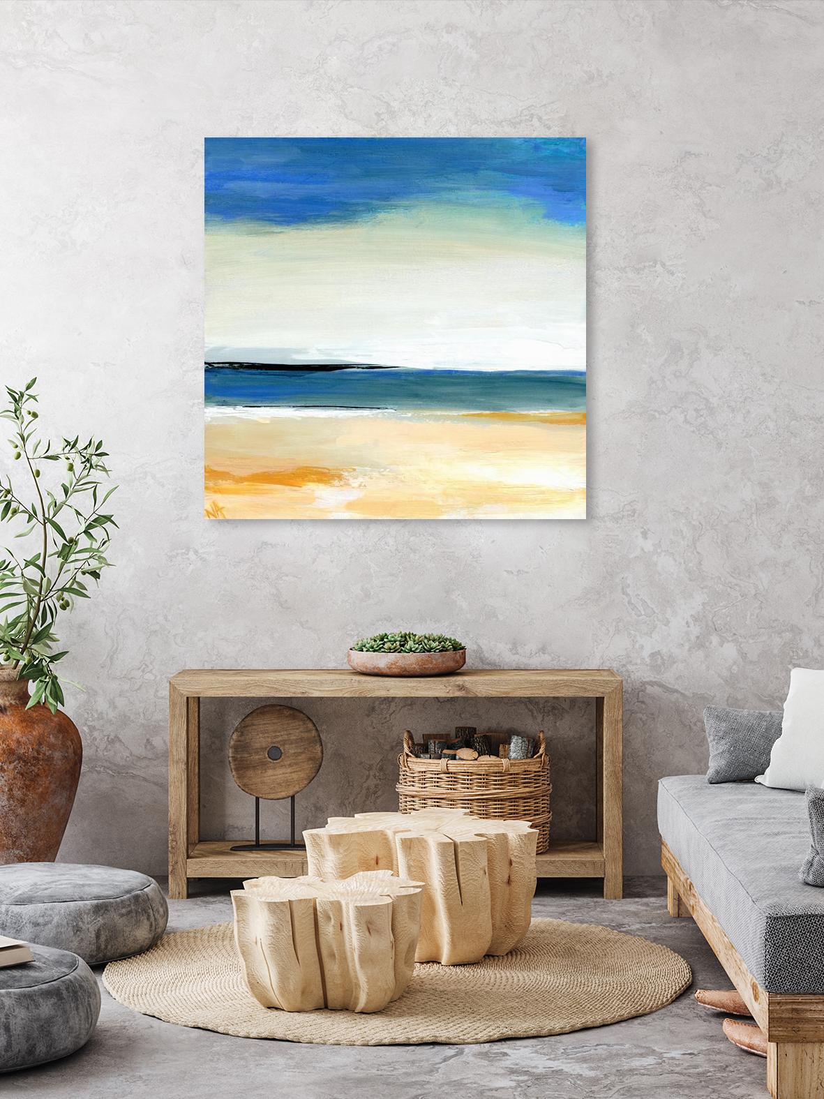 Seascape 2 by Niki Arden on GIANT ART - beige abstract