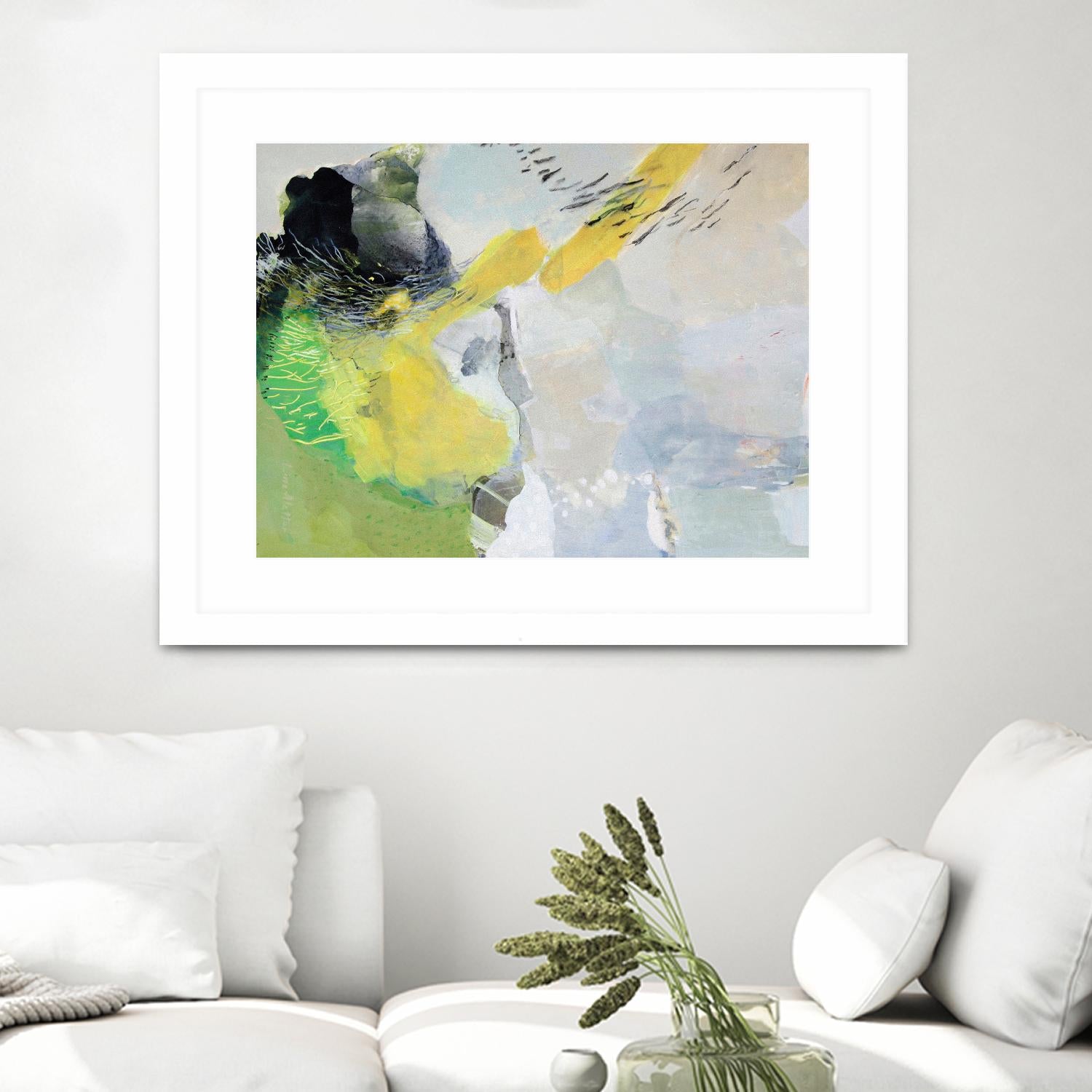 Deeper than Thought by Lina Alattar on GIANT ART - multicolor abstracts; contemporary