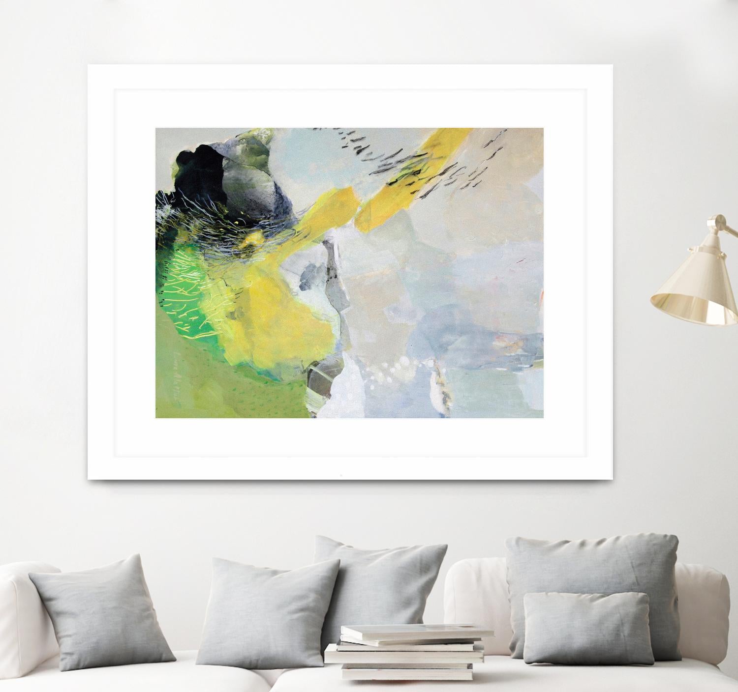 Deeper than Thought by Lina Alattar on GIANT ART - multicolor abstracts; contemporary