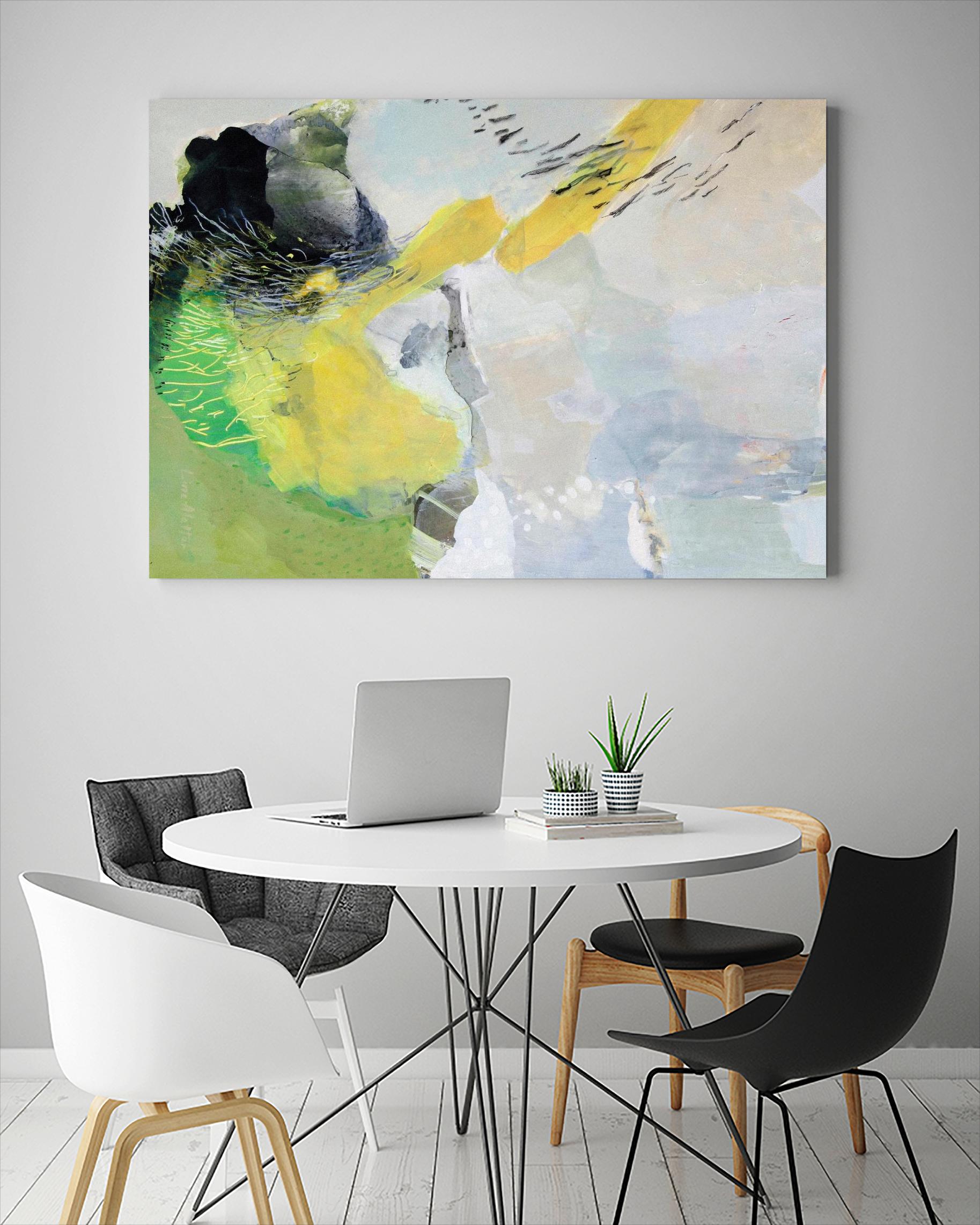 Deeper than Thought by Lina Alattar on GIANT ART - multicolor abstracts; contemporary