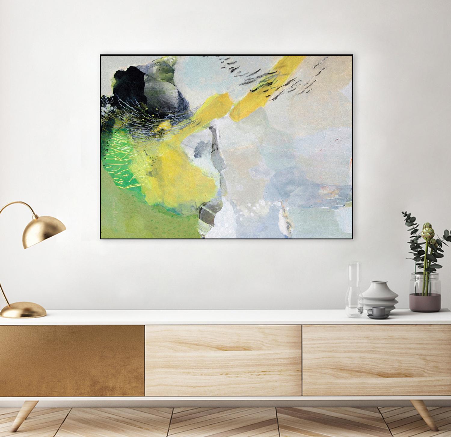 Deeper than Thought by Lina Alattar on GIANT ART - multicolor abstracts; contemporary