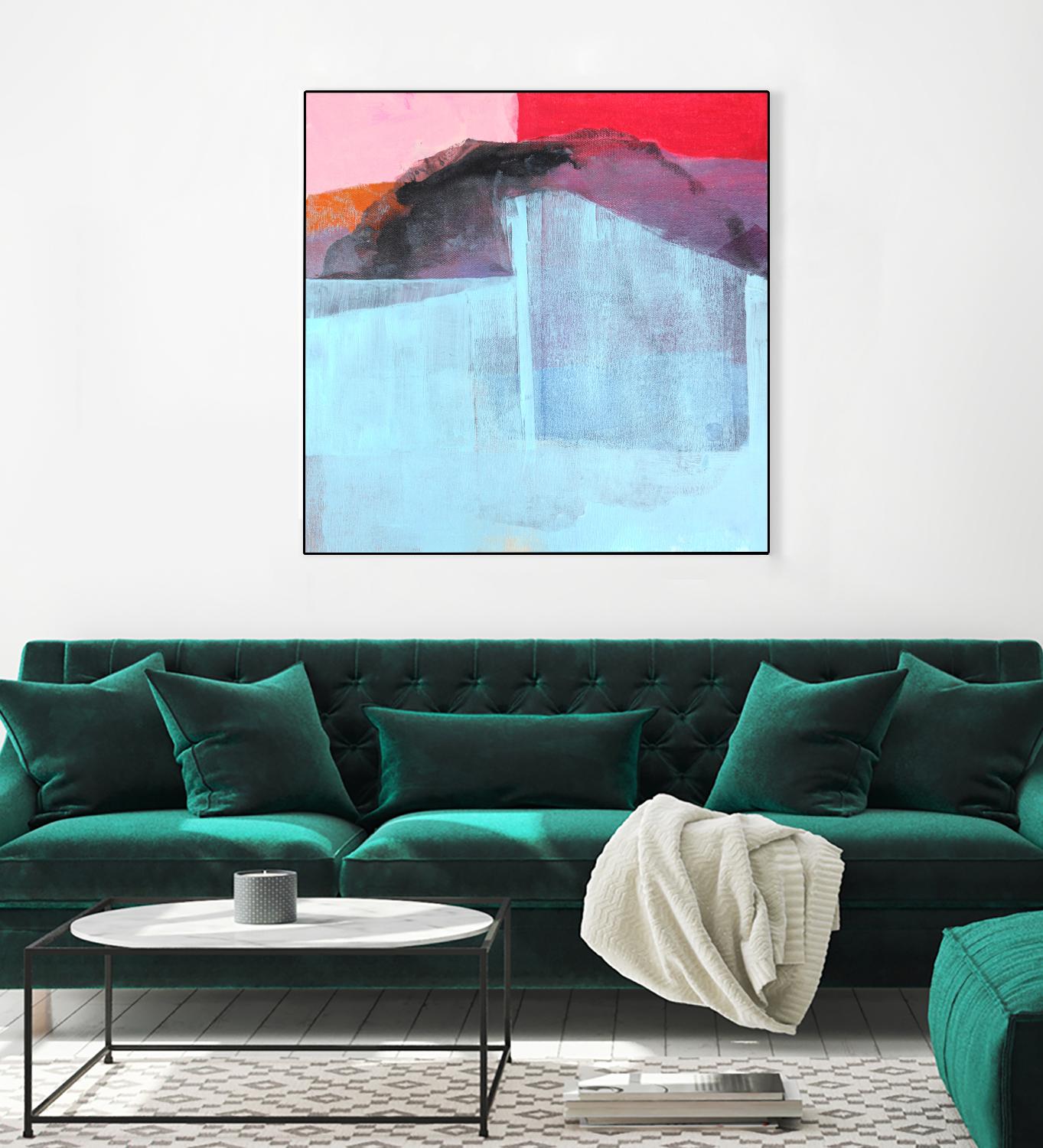 Hiding Places by Lina Alattar on GIANT ART - multicolor abstracts; contemporary