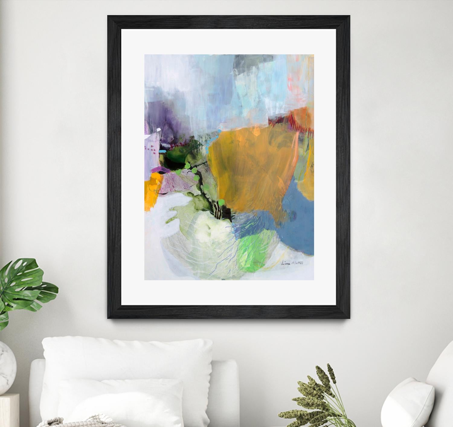 Where There Is Always More by Lina Alattar on GIANT ART - multicolor abstracts; contemporary