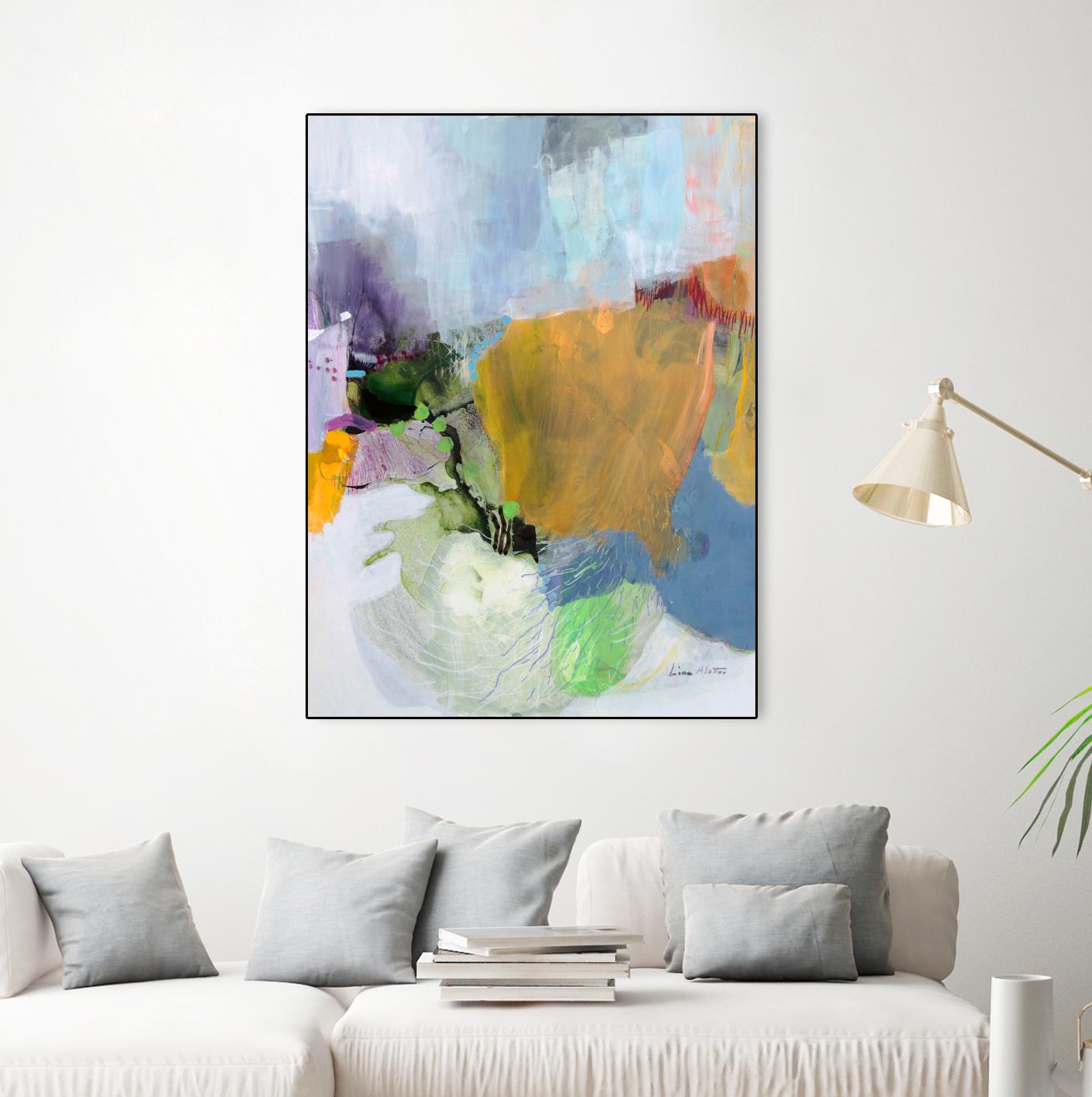 Where There Is Always More by Lina Alattar on GIANT ART - multicolor abstracts; contemporary