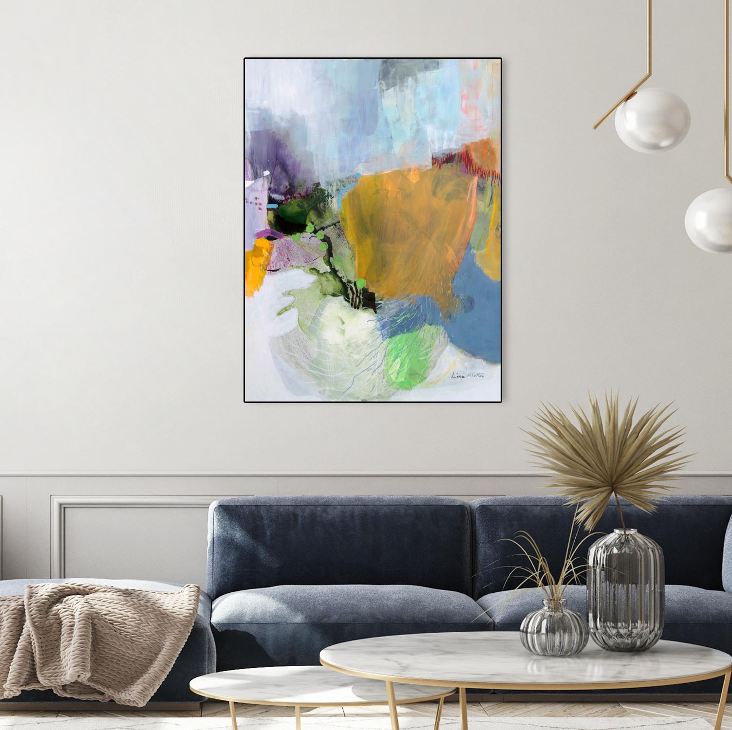 Where There Is Always More by Lina Alattar on GIANT ART - multicolor abstracts; contemporary