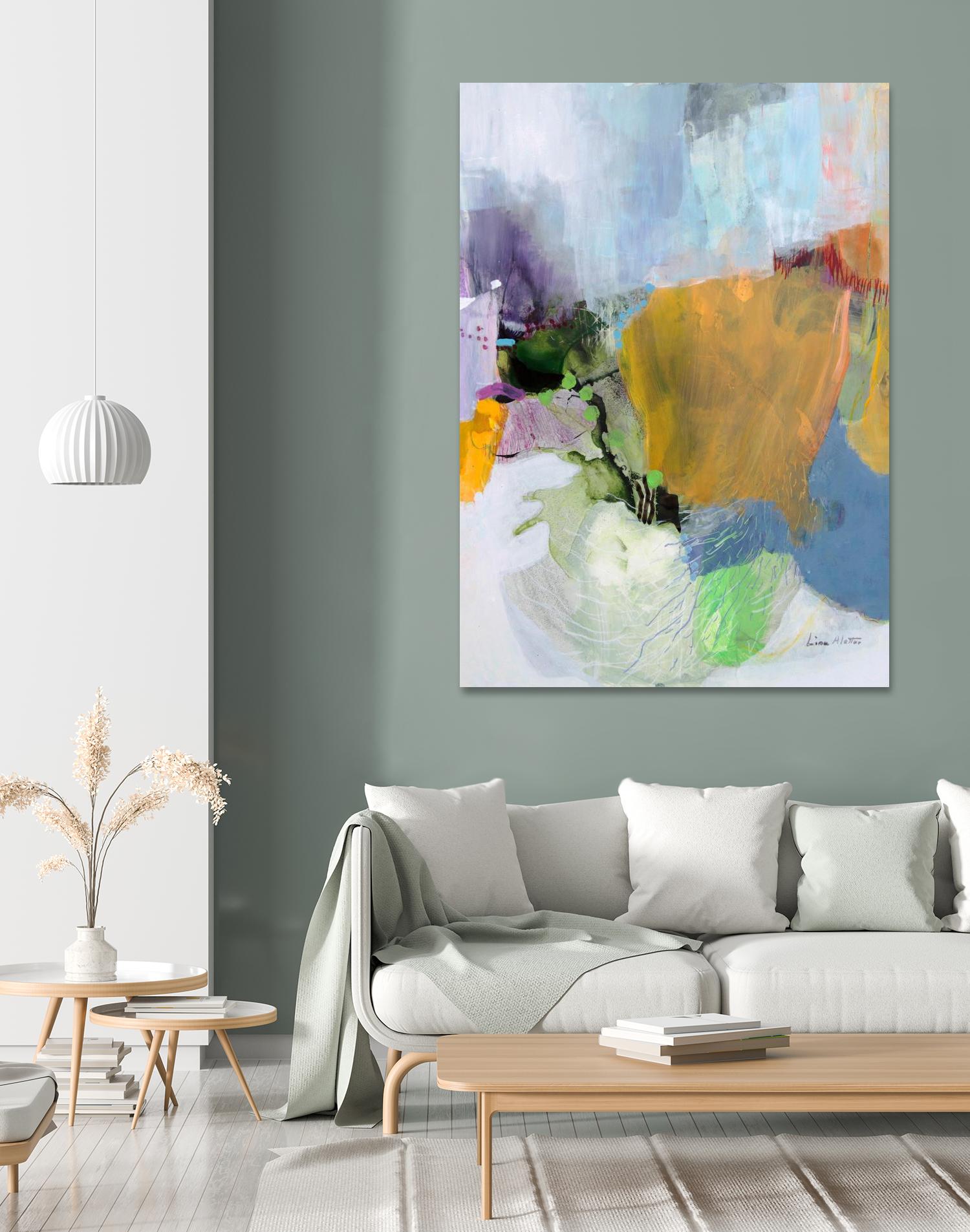 Where There Is Always More by Lina Alattar on GIANT ART - multicolor abstracts; contemporary