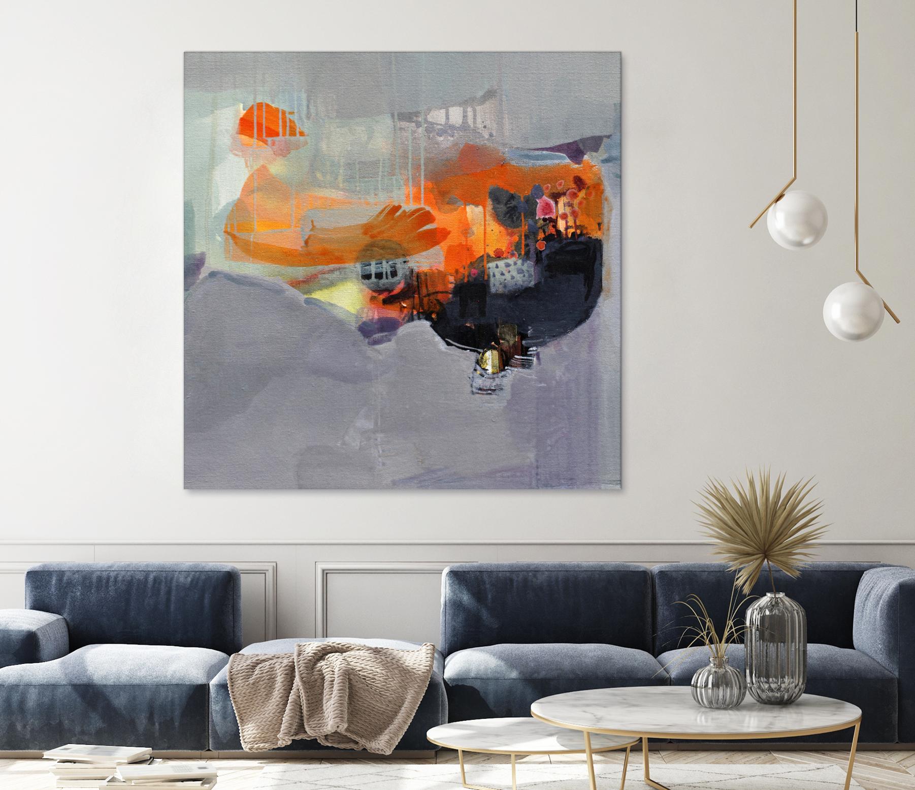 Carried Away by Lina Alattar on GIANT ART - multicolor abstracts; contemporary