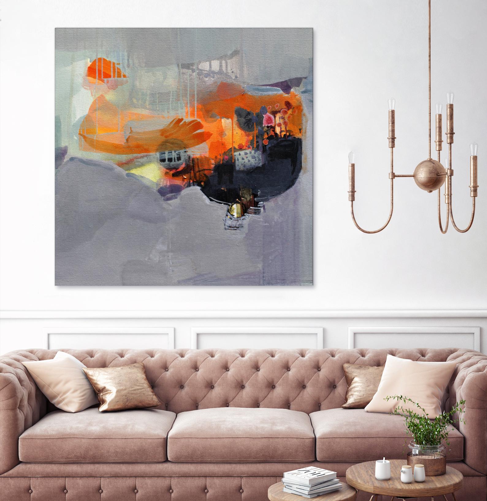 Carried Away by Lina Alattar on GIANT ART - multicolor abstracts; contemporary