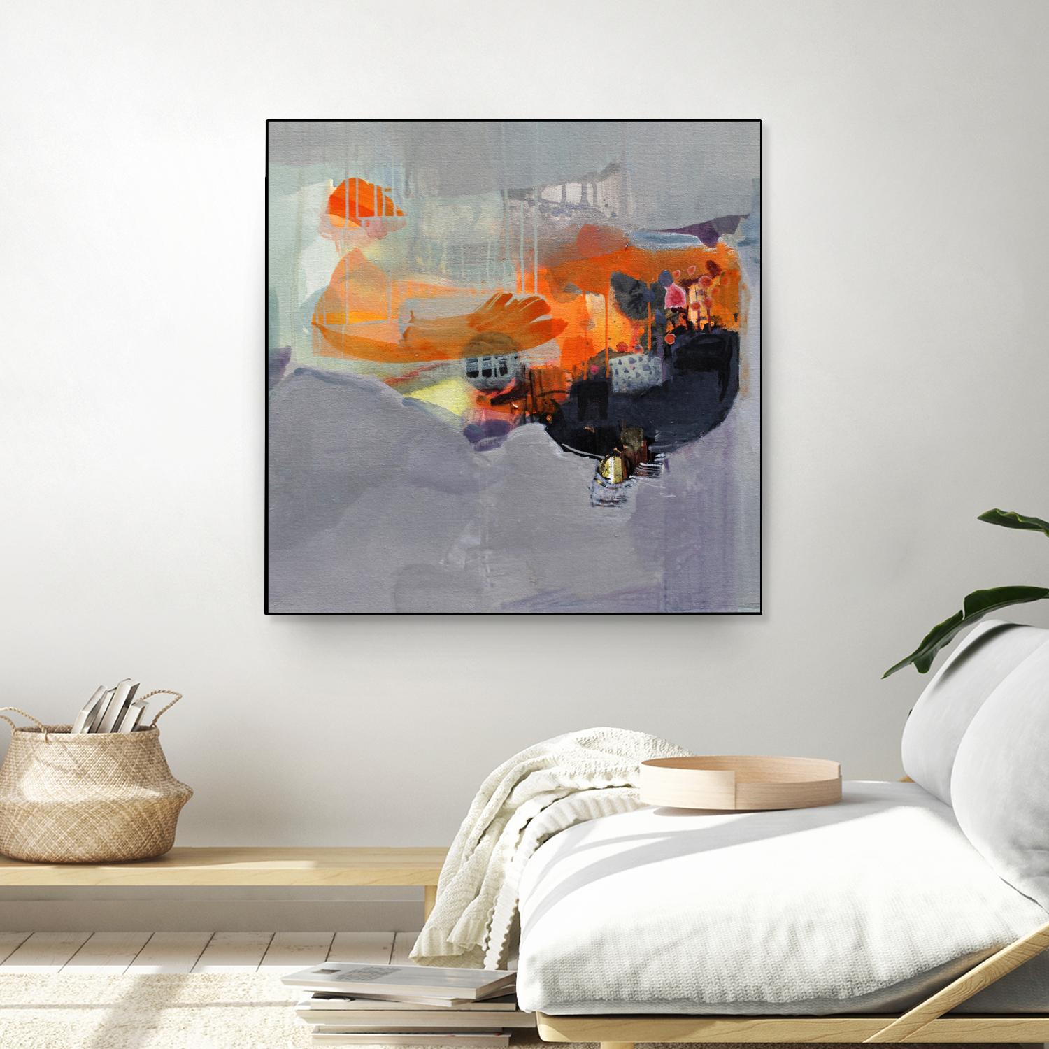 Carried Away by Lina Alattar on GIANT ART - multicolor abstracts; contemporary