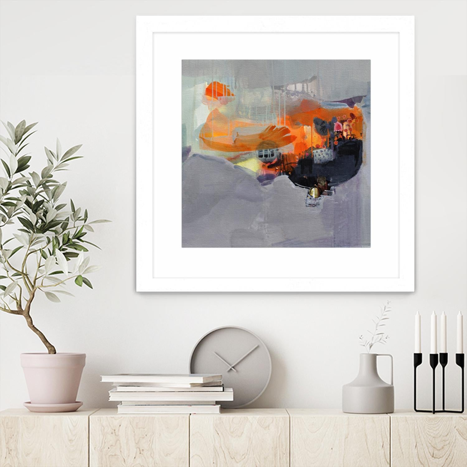 Carried Away by Lina Alattar on GIANT ART - multicolor abstracts; contemporary