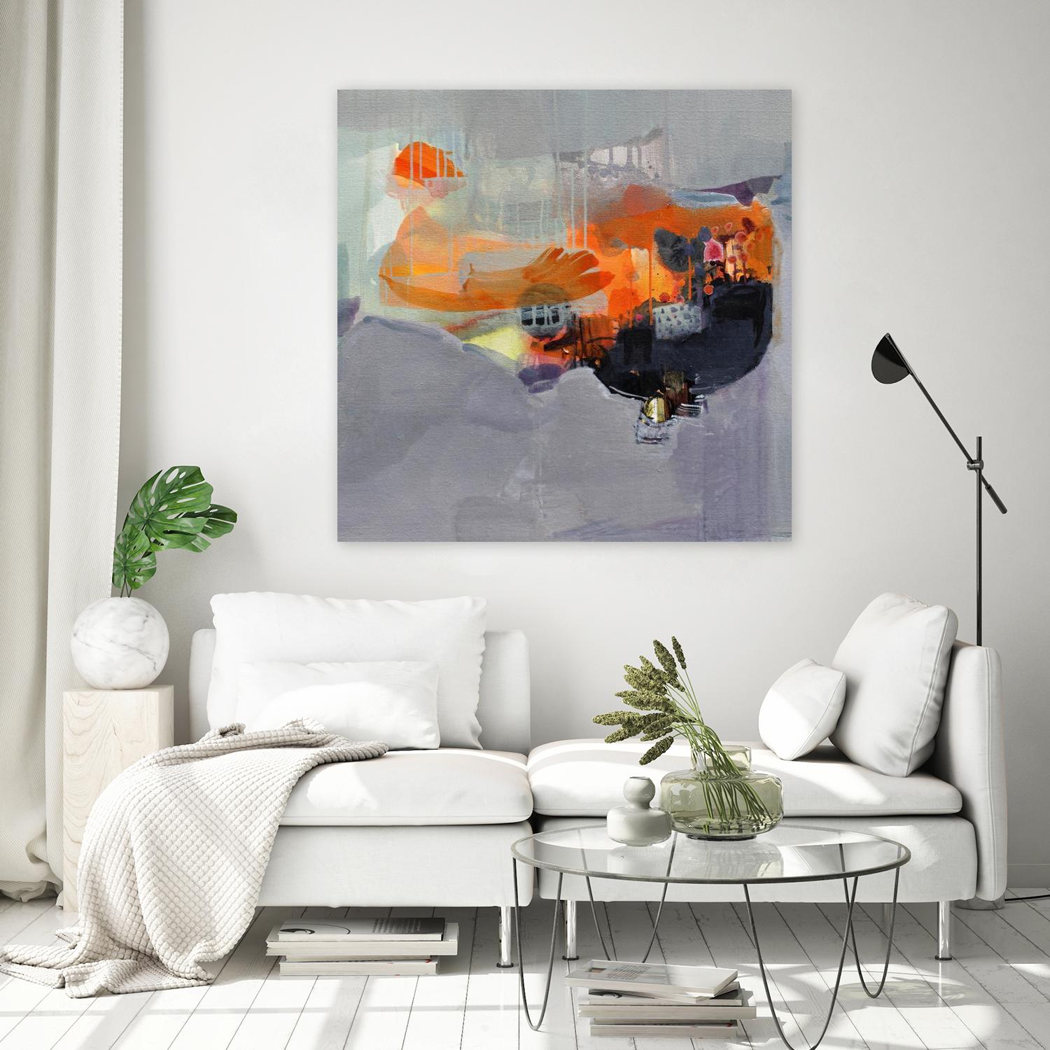 Carried Away by Lina Alattar on GIANT ART - multicolor abstracts; contemporary