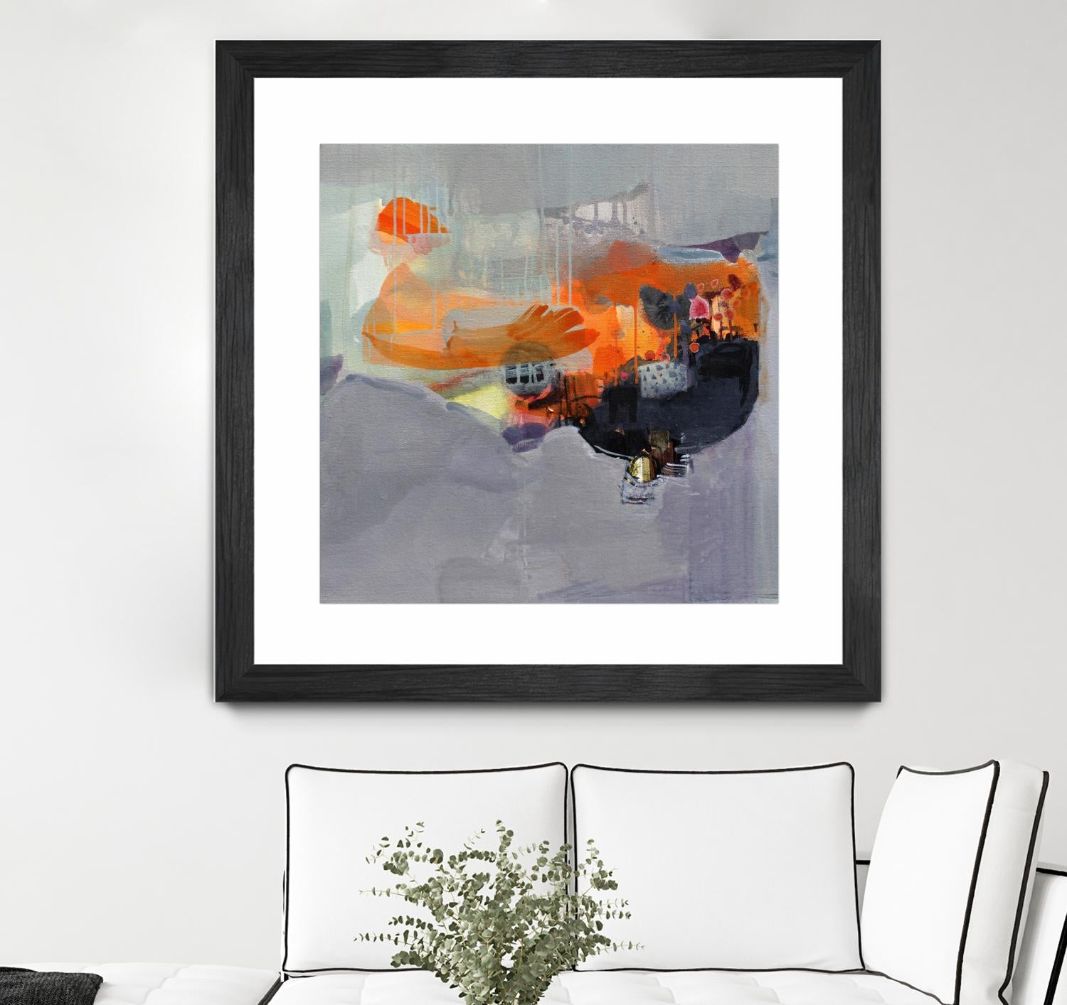 Carried Away by Lina Alattar on GIANT ART - multicolor abstracts; contemporary