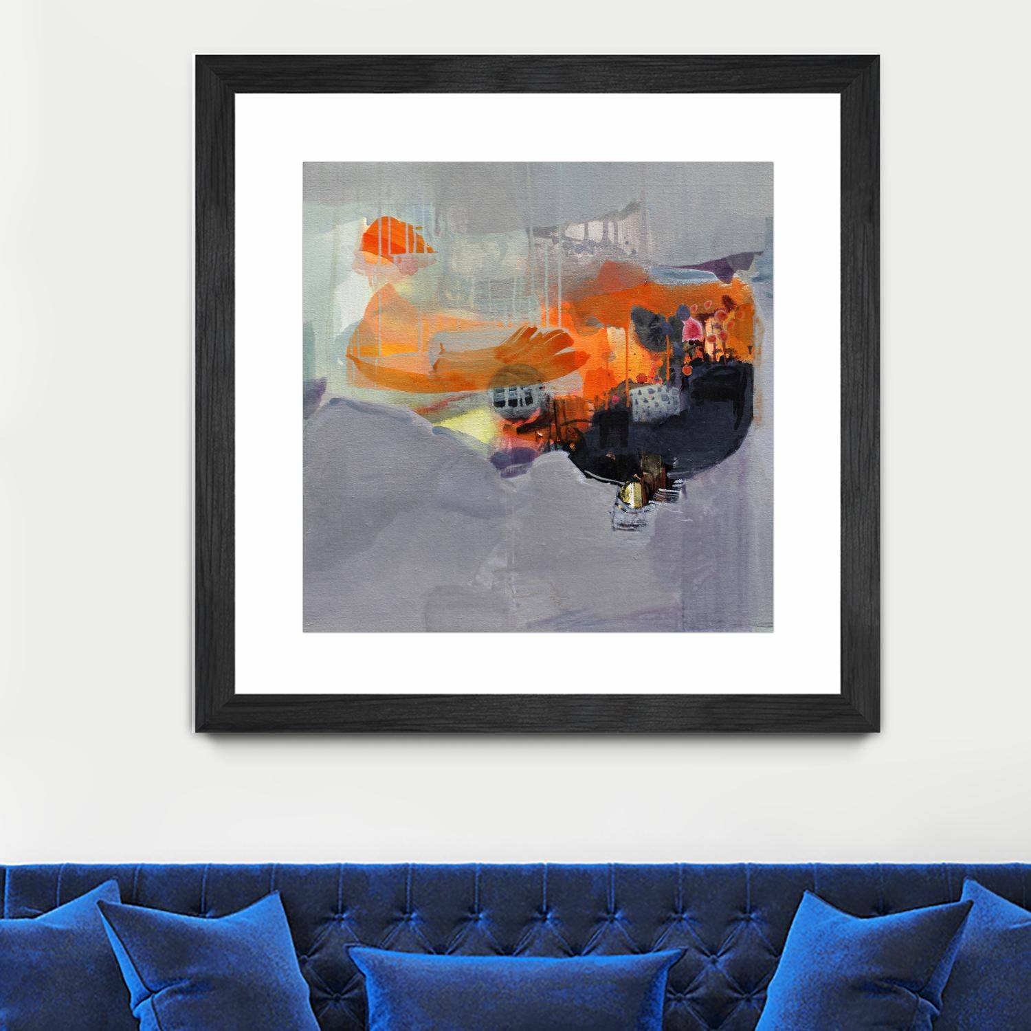 Carried Away by Lina Alattar on GIANT ART - multicolor abstracts; contemporary