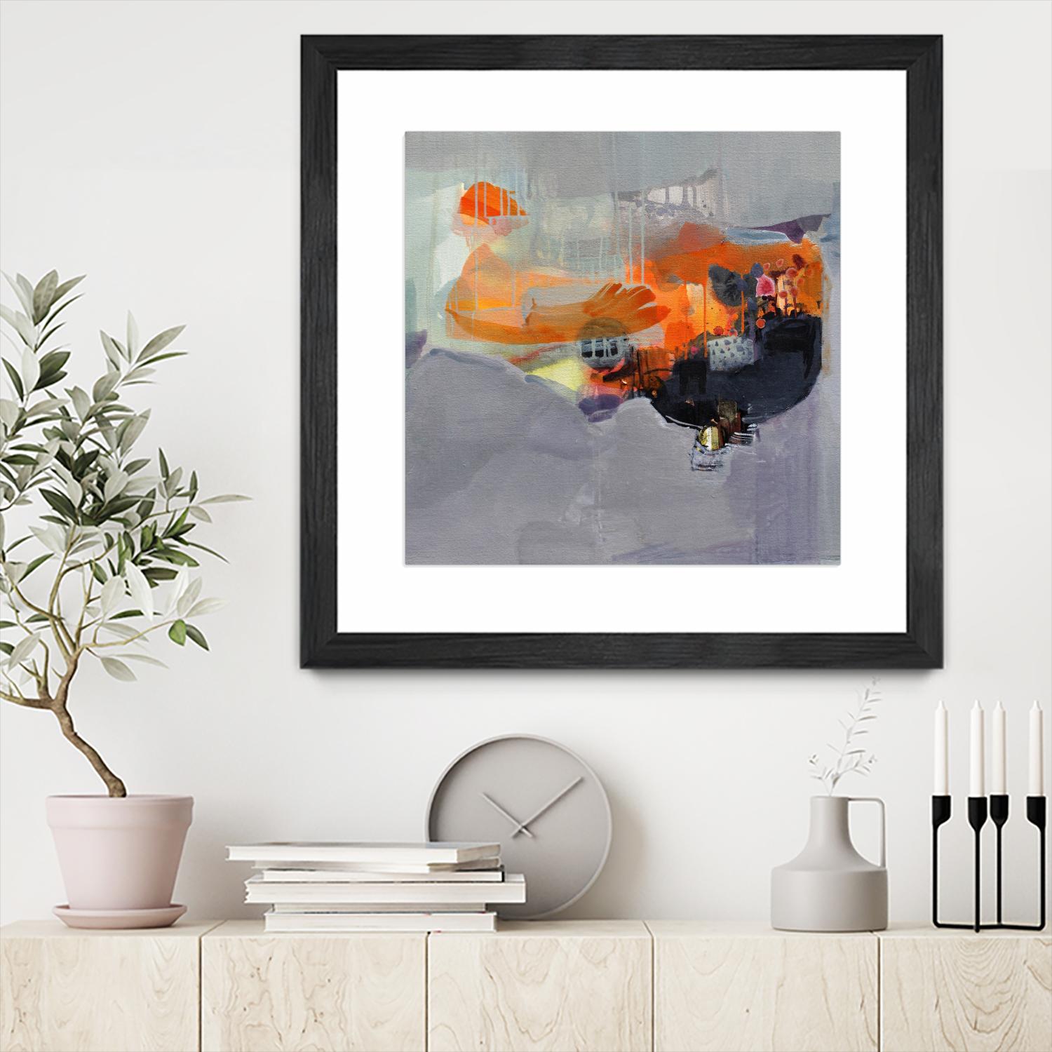 Carried Away by Lina Alattar on GIANT ART - multicolor abstracts; contemporary