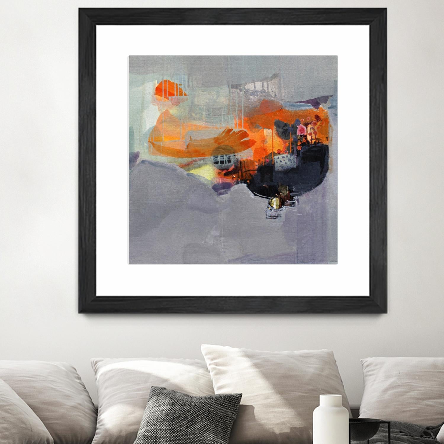 Carried Away by Lina Alattar on GIANT ART - multicolor abstracts; contemporary