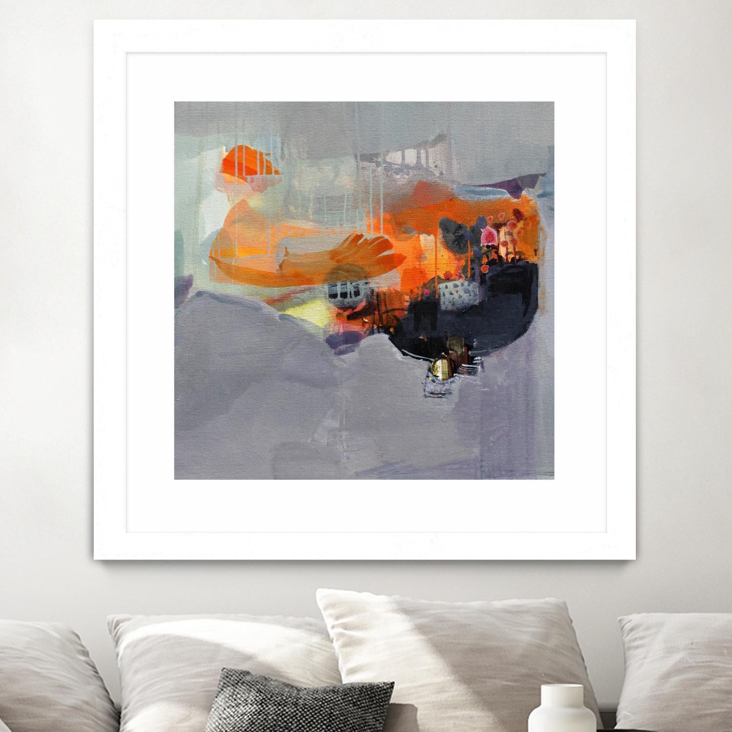 Carried Away by Lina Alattar on GIANT ART - multicolor abstracts; contemporary