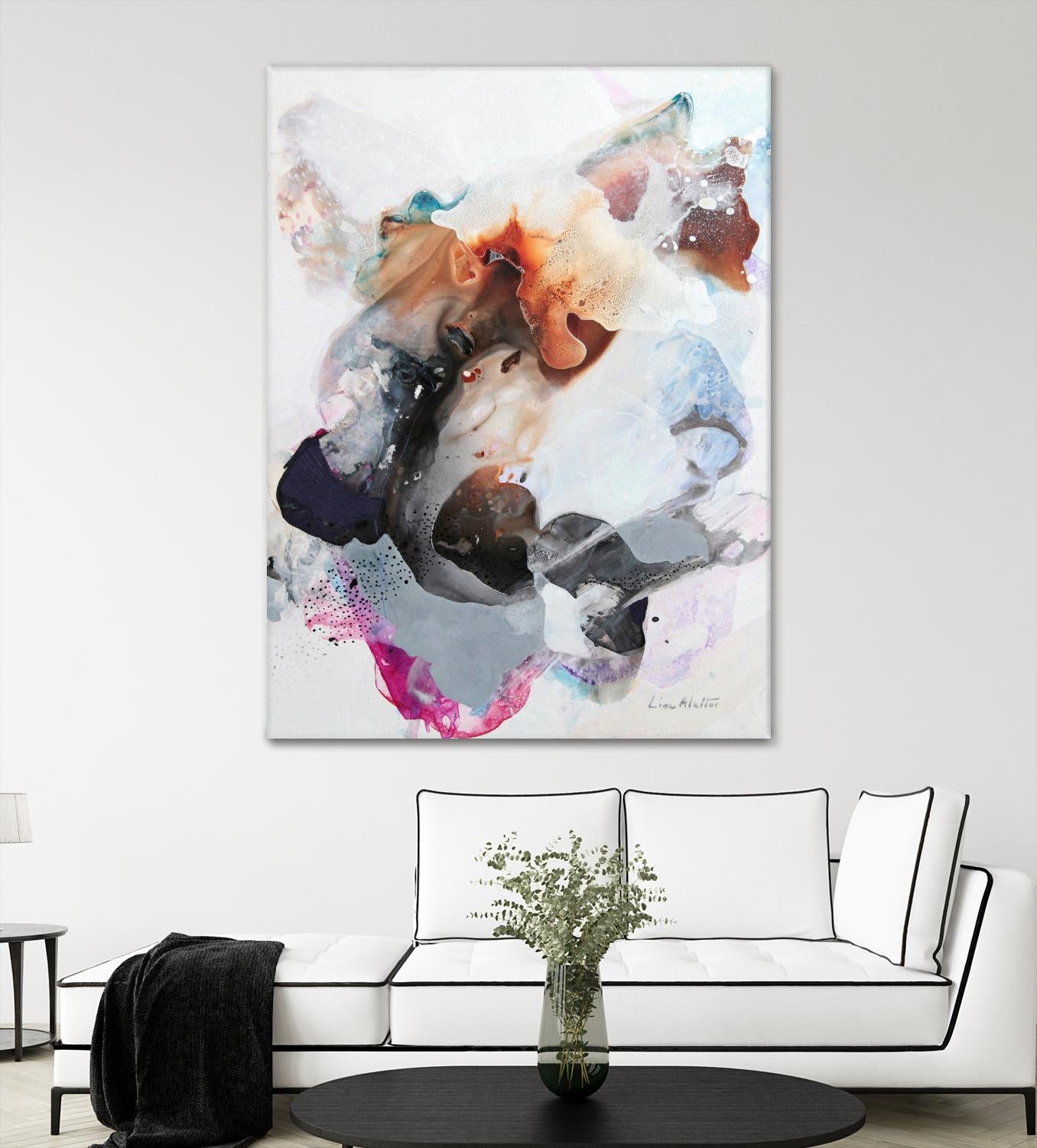 Without Intentions by Lina Alattar on GIANT ART - multicolor abstracts; contemporary