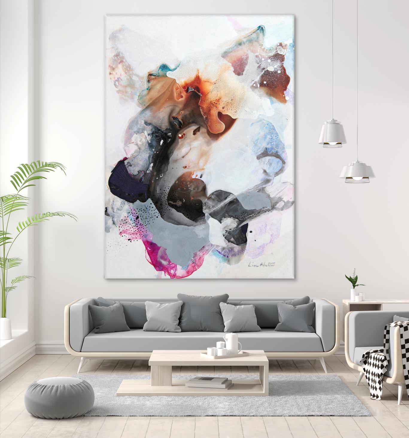 Without Intentions by Lina Alattar on GIANT ART - multicolor abstracts; contemporary