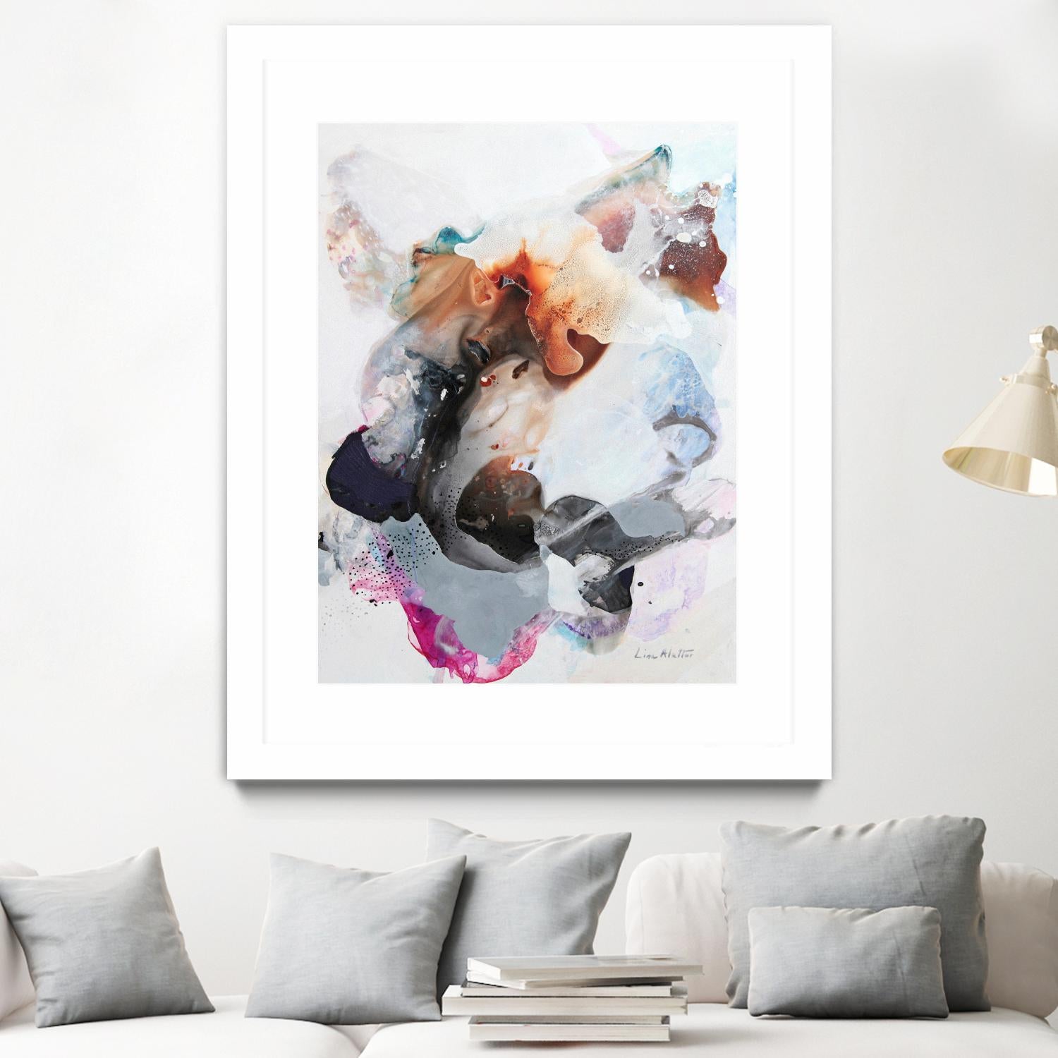 Without Intentions by Lina Alattar on GIANT ART - multicolor abstracts; contemporary