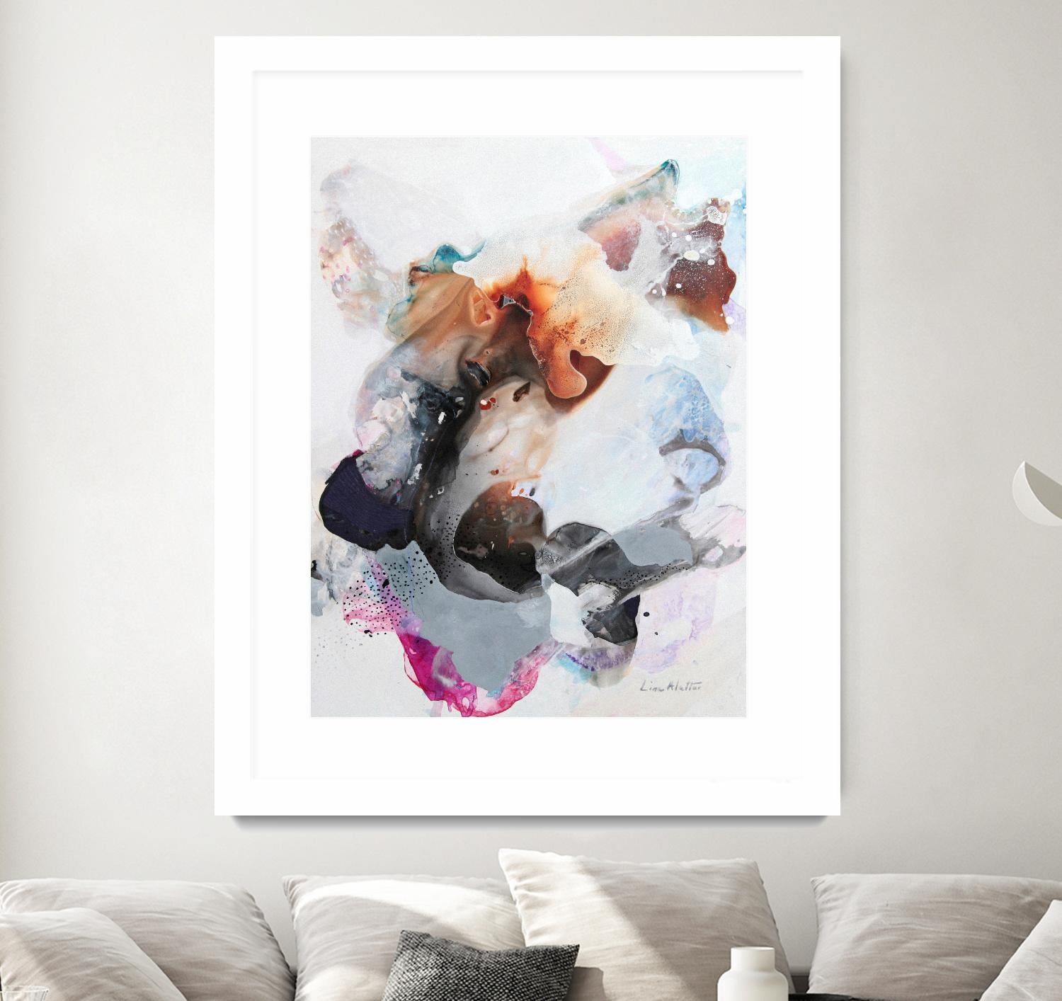 Without Intentions by Lina Alattar on GIANT ART - multicolor abstracts; contemporary