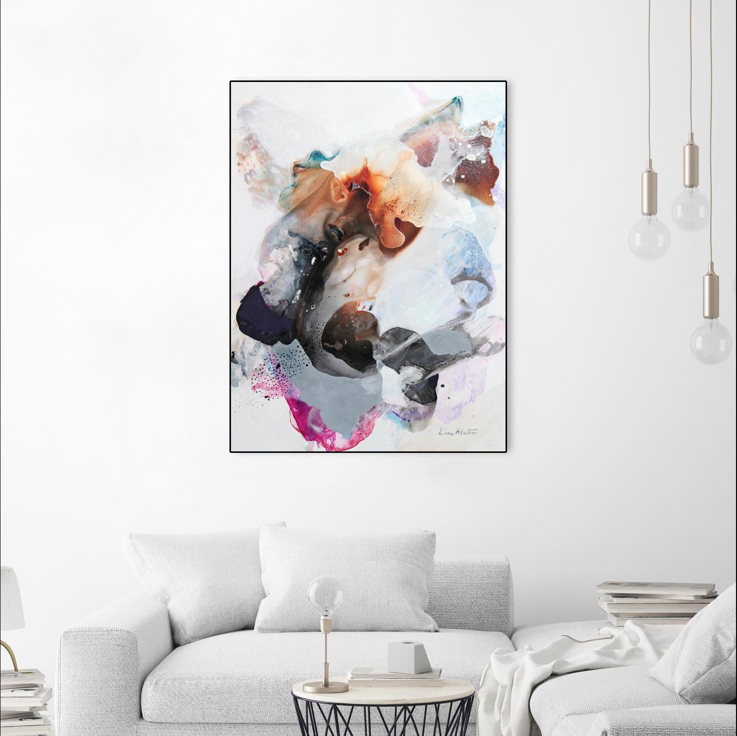 Without Intentions by Lina Alattar on GIANT ART - multicolor abstracts; contemporary