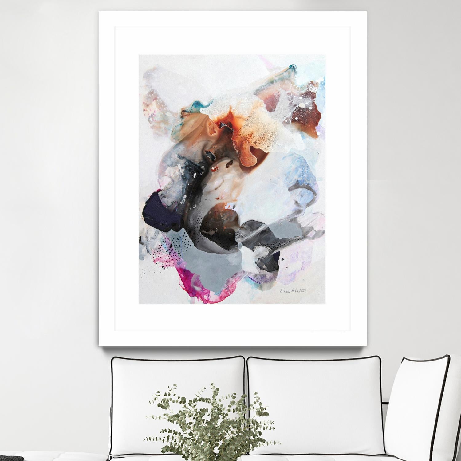 Without Intentions by Lina Alattar on GIANT ART - multicolor abstracts; contemporary