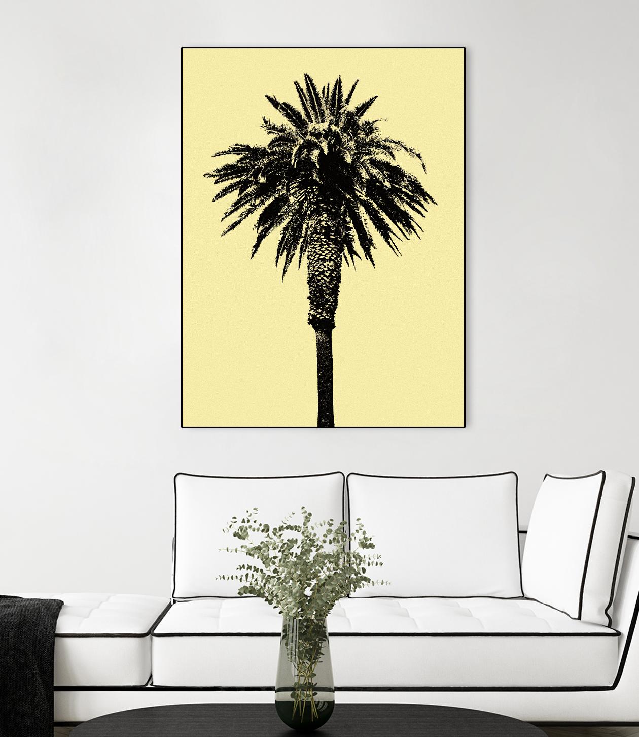Palm Tree 1996 (Yellow) by Erik Asla on GIANT ART - multicolor photography; contemporary