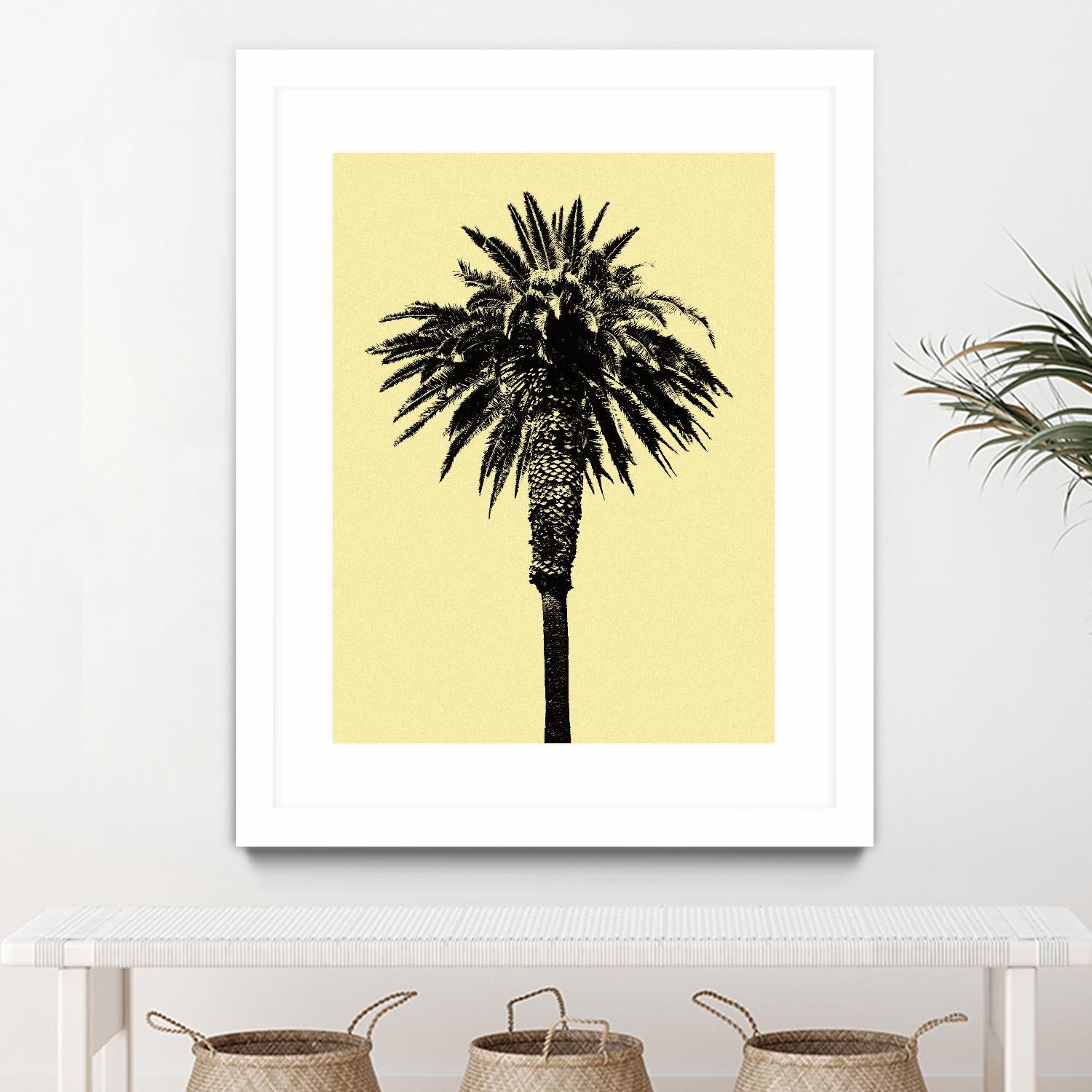 Palm Tree 1996 (Yellow) by Erik Asla on GIANT ART - multicolor photography; contemporary