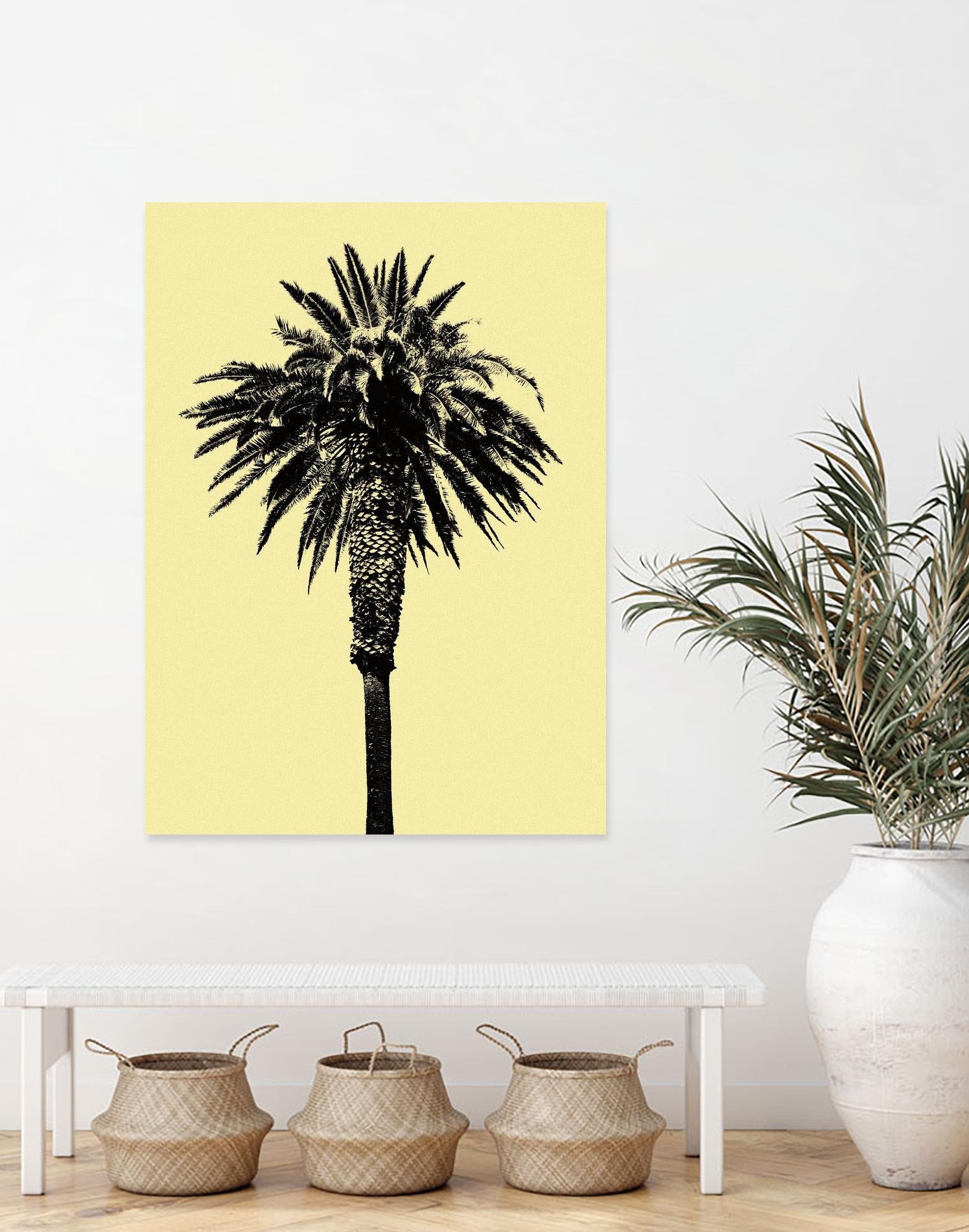 Palm Tree 1996 (Yellow) by Erik Asla on GIANT ART - multicolor photography; contemporary