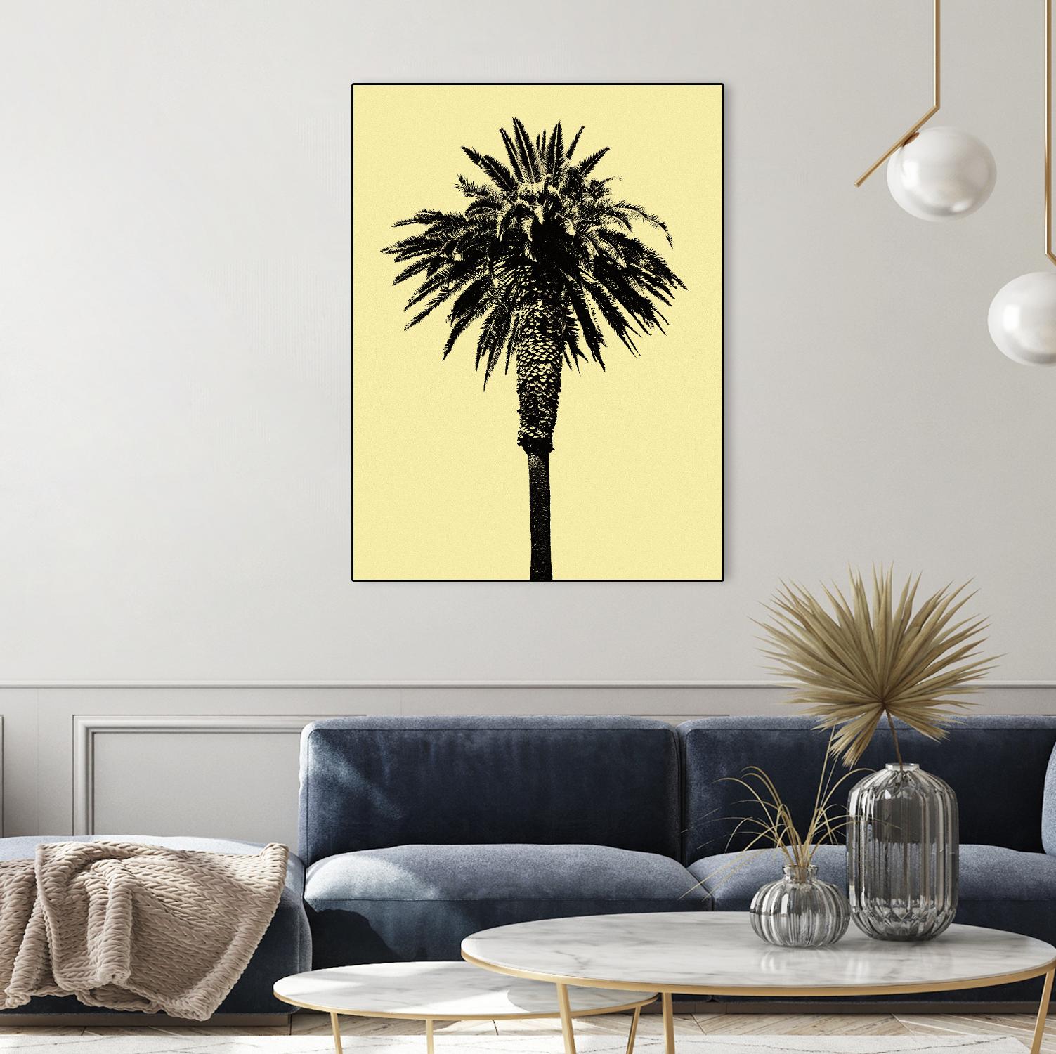 Palm Tree 1996 (Yellow) by Erik Asla on GIANT ART - multicolor photography; contemporary