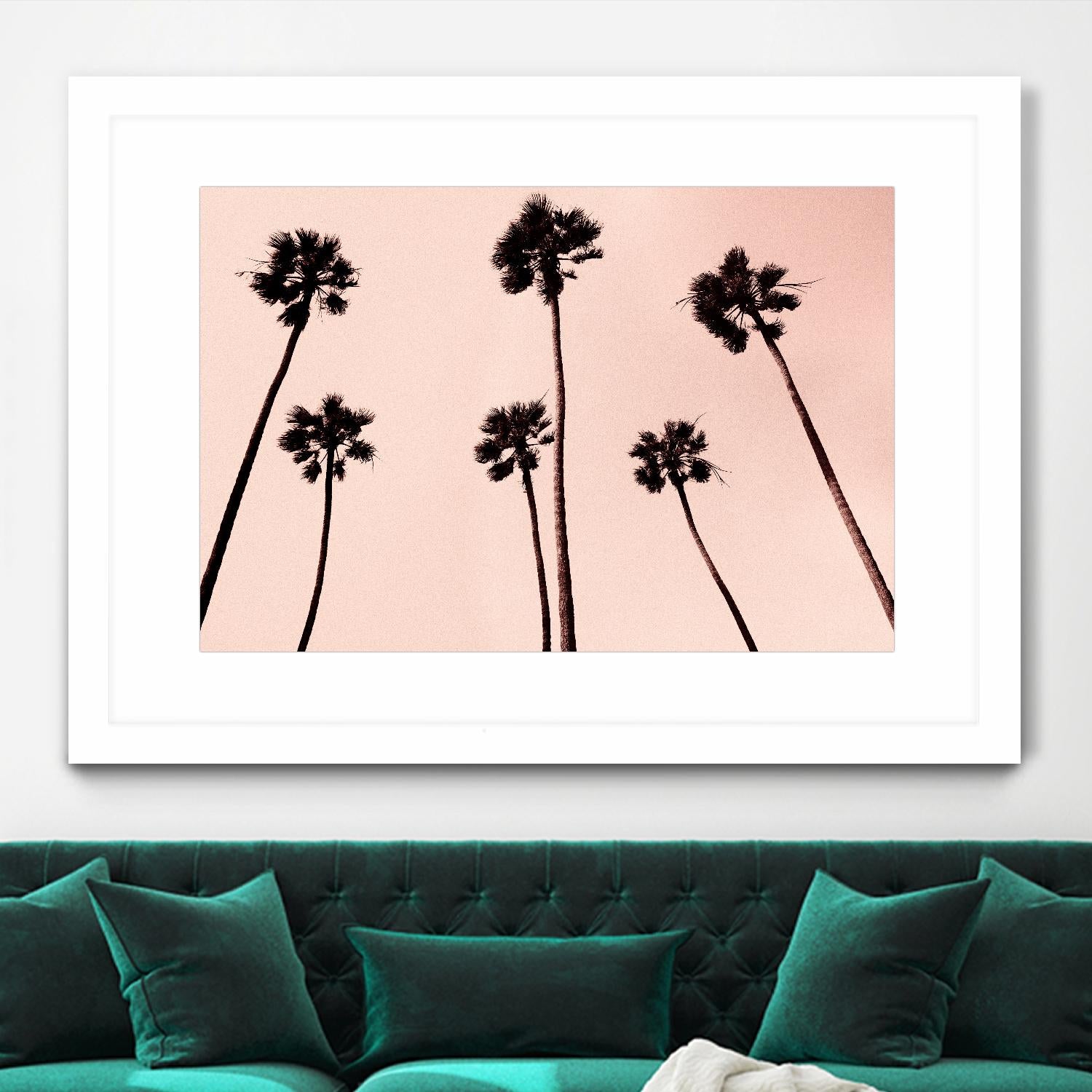 Palm Trees 1997 Copper by Erik Asla on GIANT ART - multicolor photography; contemporary