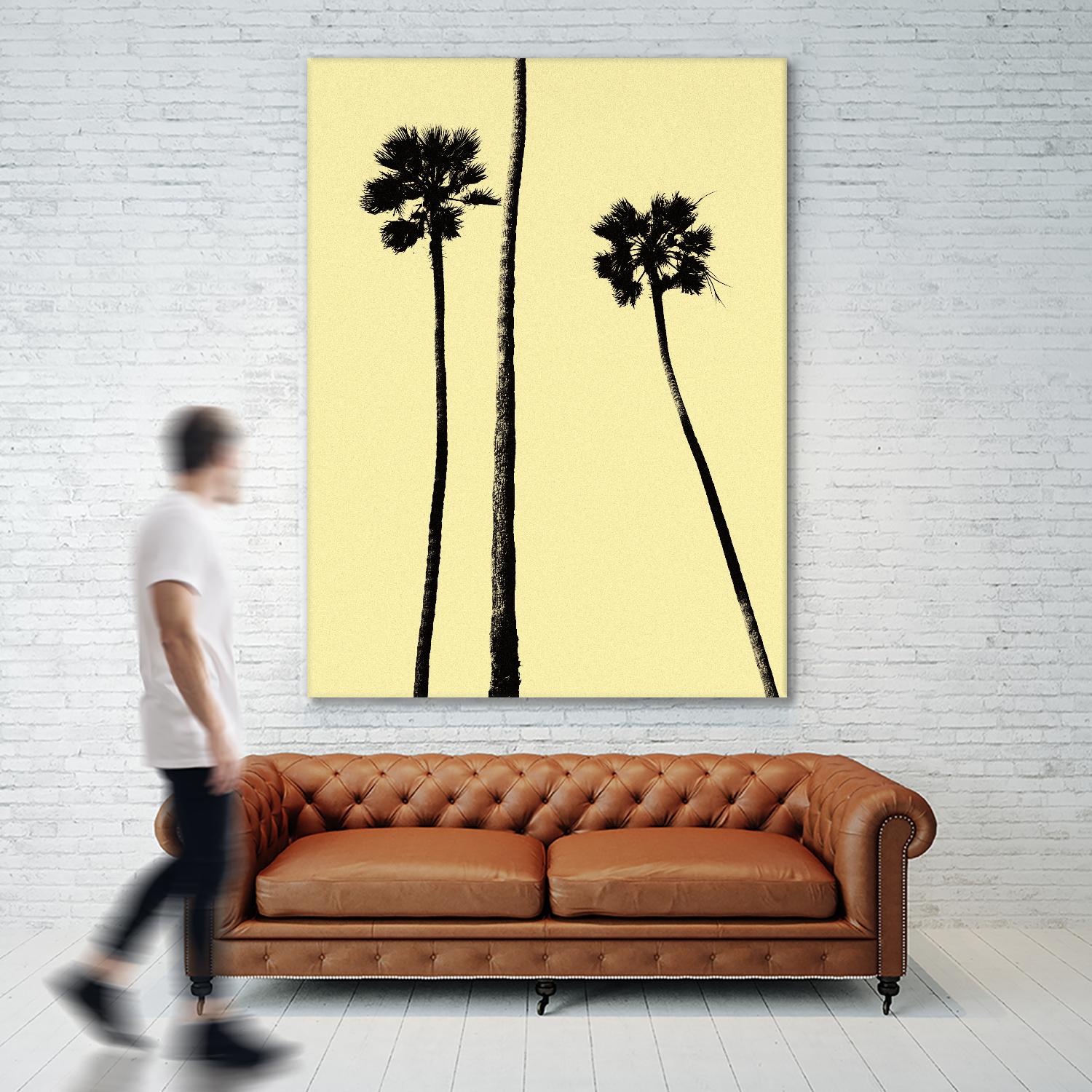 Palm Trees 2000 (Yellow) by Erik Asla on GIANT ART - multicolor photography; contemporary