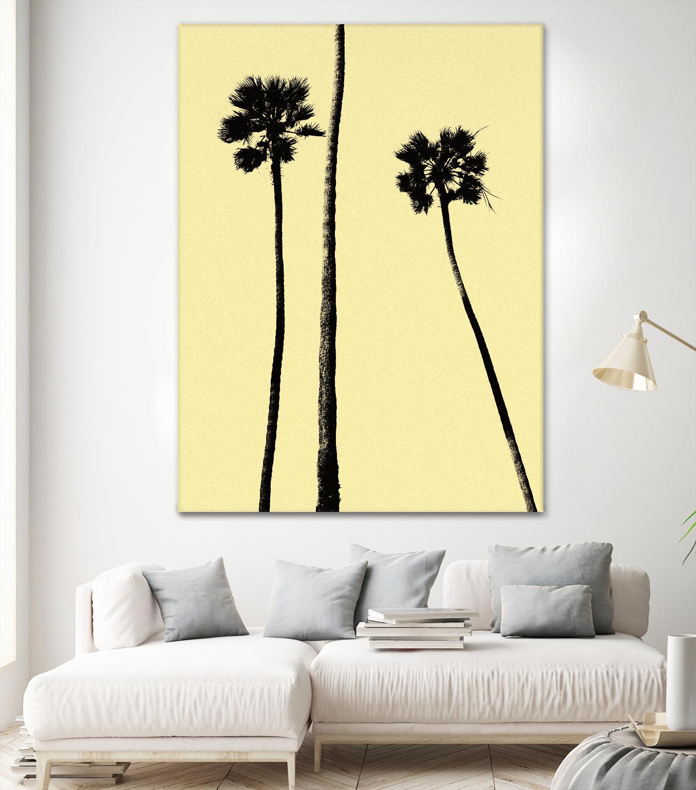 Palm Trees 2000 (Yellow) by Erik Asla on GIANT ART - multicolor photography; contemporary