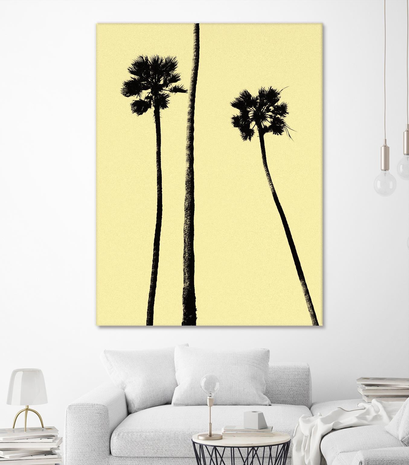 Palm Trees 2000 (Yellow) by Erik Asla on GIANT ART - multicolor photography; contemporary