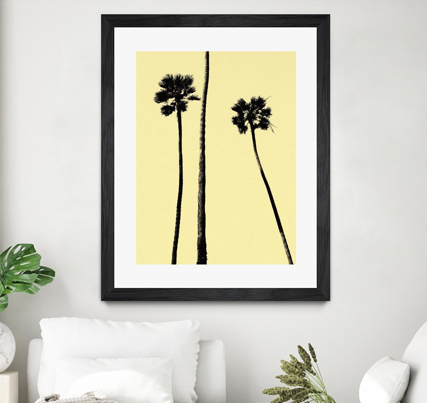 Palm Trees 2000 (Yellow) by Erik Asla on GIANT ART - multicolor photography; contemporary
