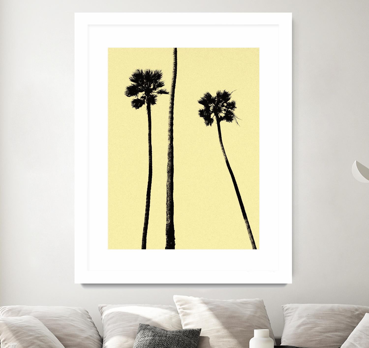 Palm Trees 2000 (Yellow) by Erik Asla on GIANT ART - multicolor photography; contemporary