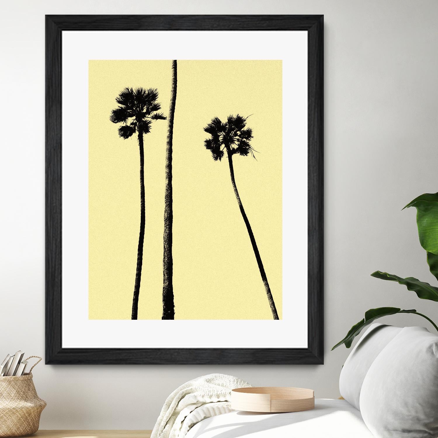 Palm Trees 2000 (Yellow) by Erik Asla on GIANT ART - multicolor photography; contemporary