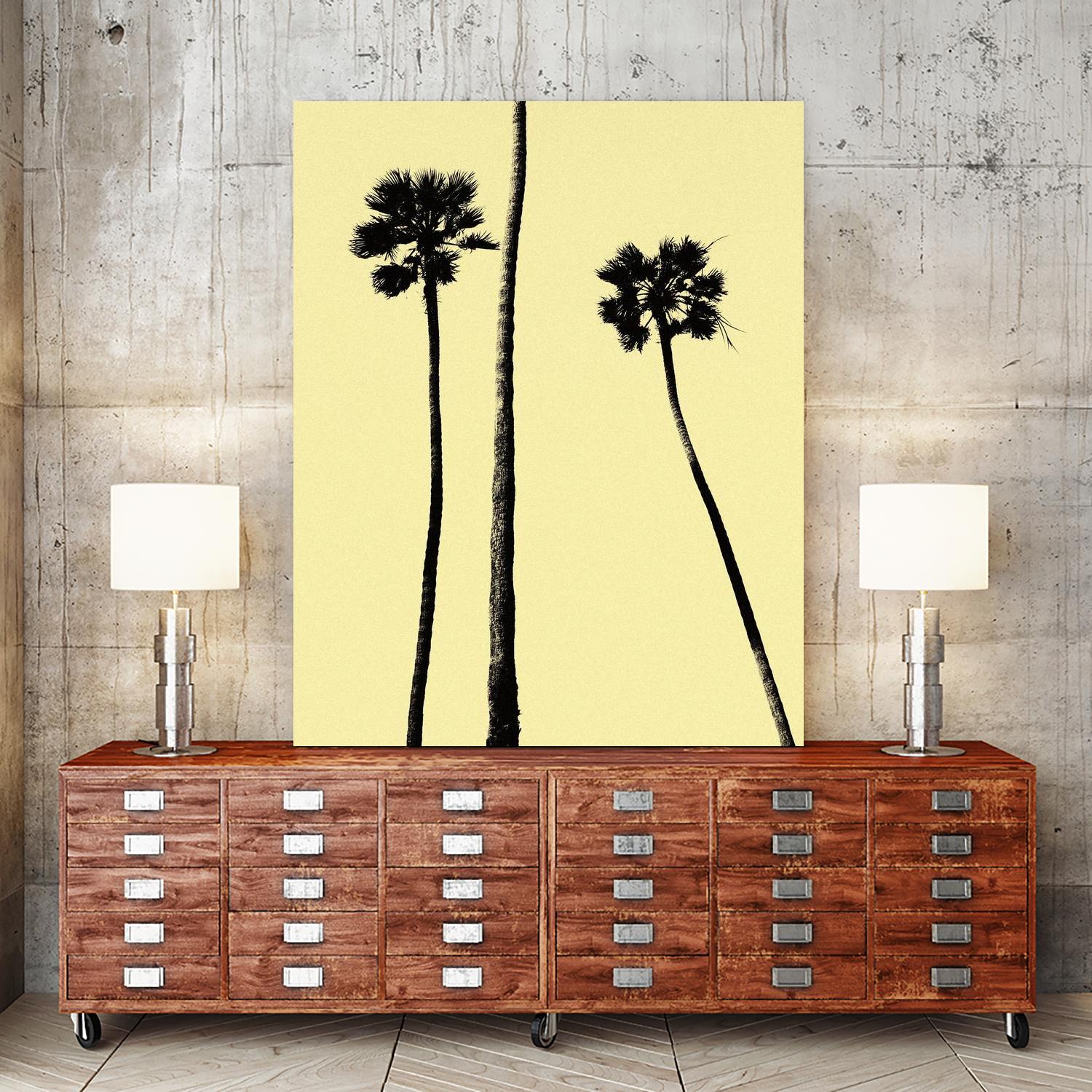 Palm Trees 2000 (Yellow) by Erik Asla on GIANT ART - multicolor photography; contemporary