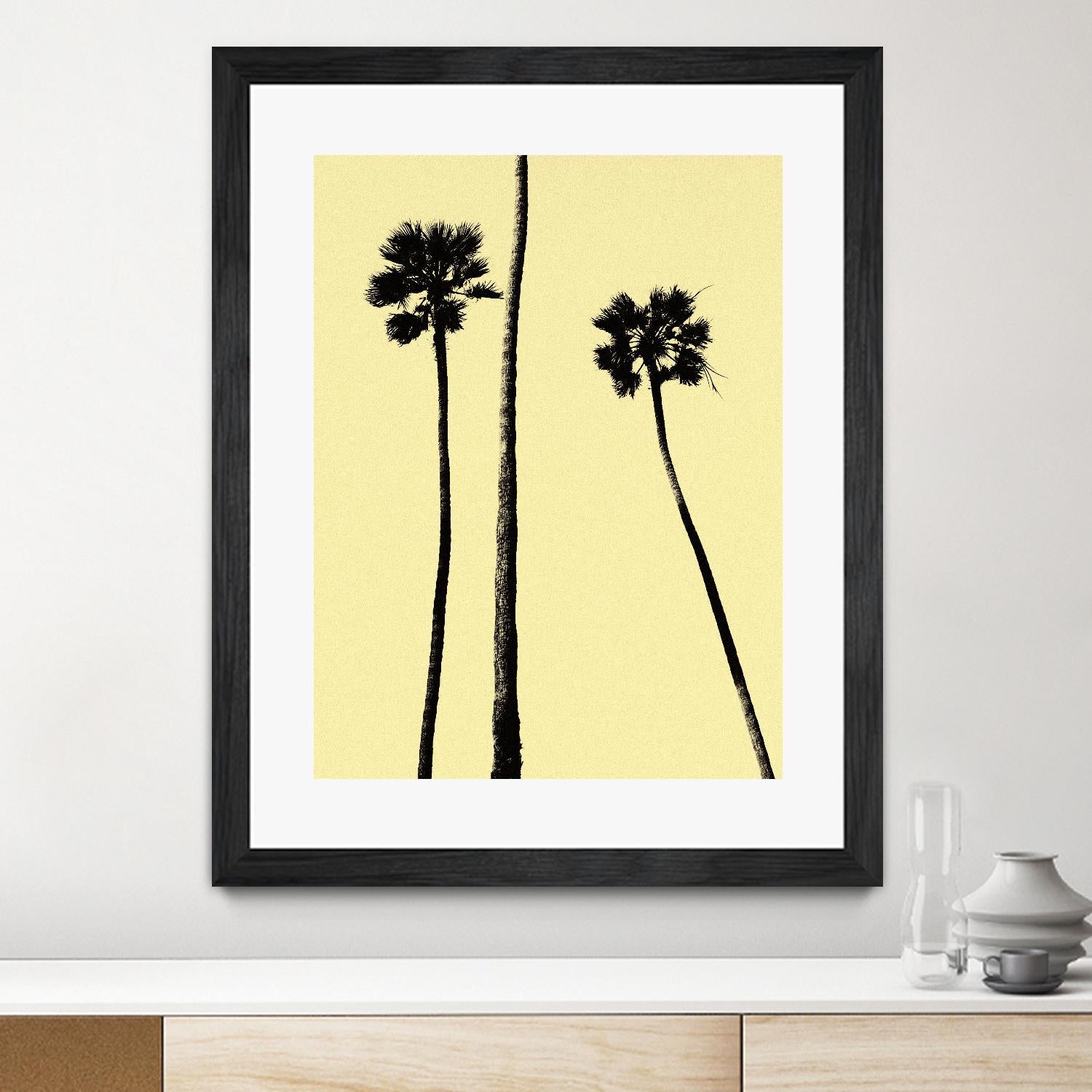 Palm Trees 2000 (Yellow) by Erik Asla on GIANT ART - multicolor photography; contemporary