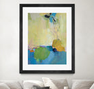 The Promise of Something by Lina Alattar on GIANT ART - blue,yellow abstracts, contemporary