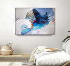 Ocean Tides by Lina Alattar on GIANT ART - multicolor abstracts, contemporary