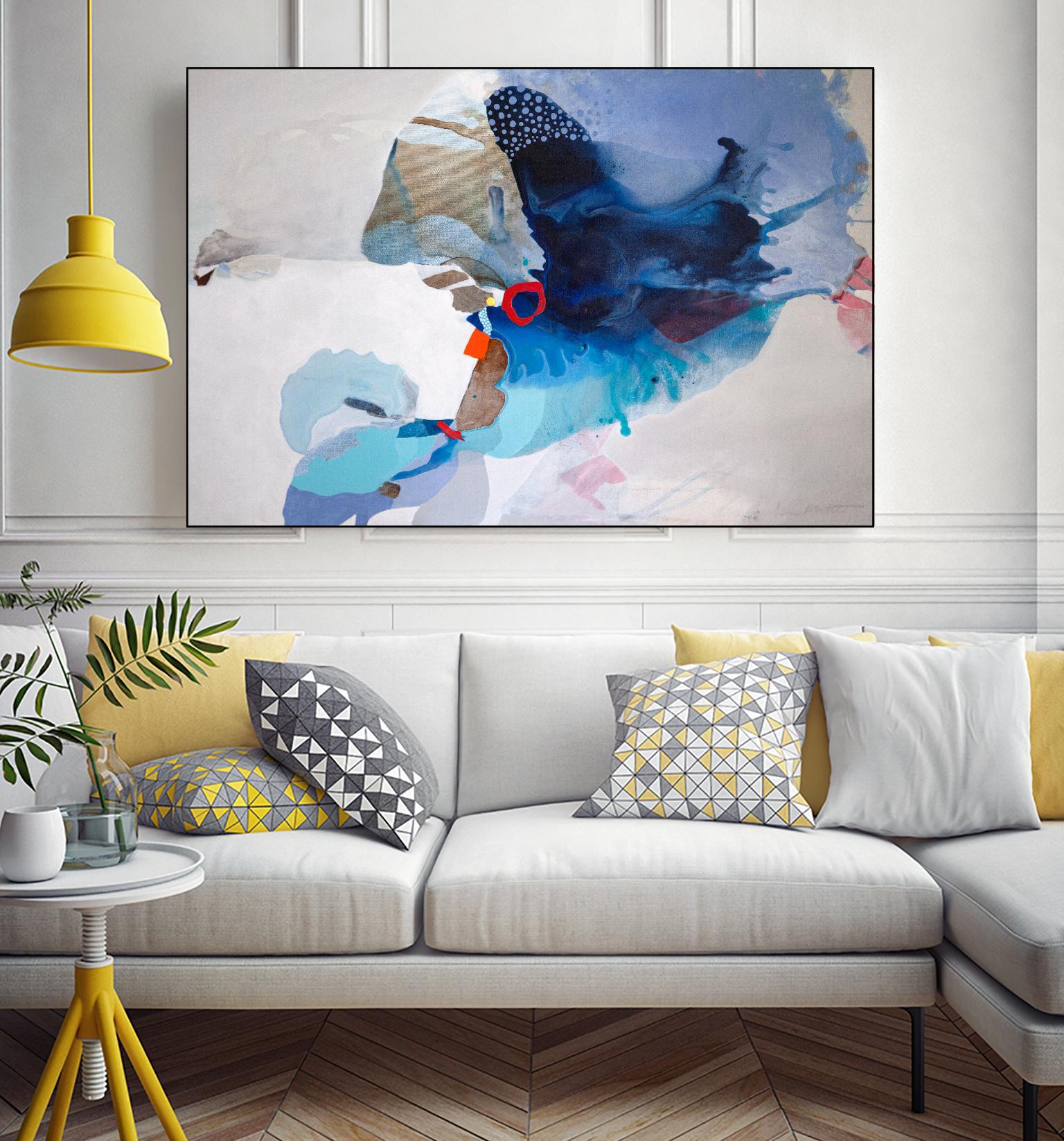 Ocean Tides by Lina Alattar on GIANT ART - multicolor abstracts, contemporary