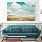 Dirt Road Travels by Annie Bailey Art on GIANT ART - white,blue landscapes, photography
