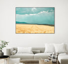 Harvest Shadow by Annie Bailey Art on GIANT ART - blue,beige landscapes, photography, farms, hills