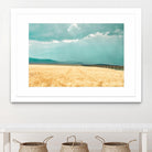 Harvest Shadow by Annie Bailey Art on GIANT ART - blue,beige landscapes, photography, farms, hills