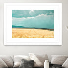 Harvest Shadow by Annie Bailey Art on GIANT ART - blue,beige landscapes, photography, farms, hills