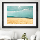 Harvest Shadow by Annie Bailey Art on GIANT ART - blue,beige landscapes, photography, farms, hills